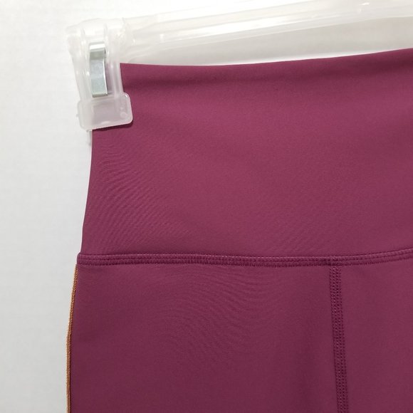 Spiritual Gangster leggings XS Essential High Waisted Yoga rainbow tuxedo stripe - Picture 3 of 16